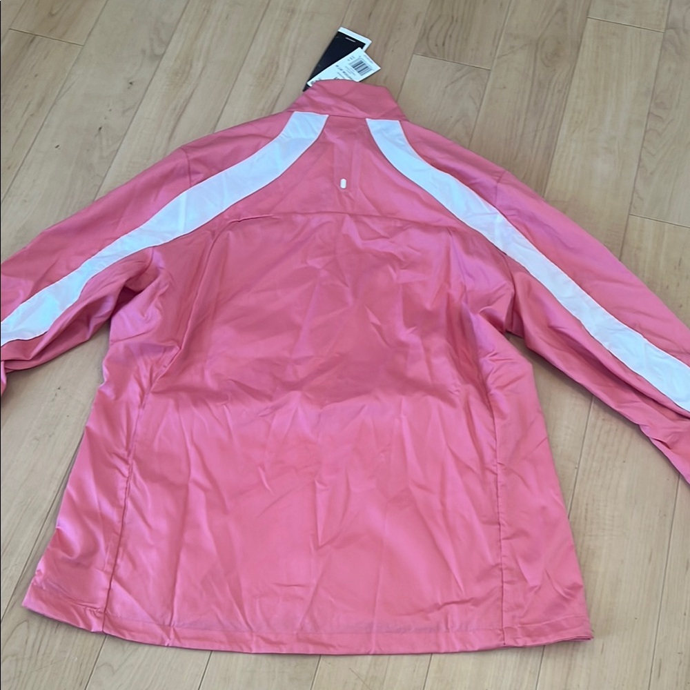 Adidas Pink Puffer with Reflective Marathon Jacket size M - Picture 10 of 15
